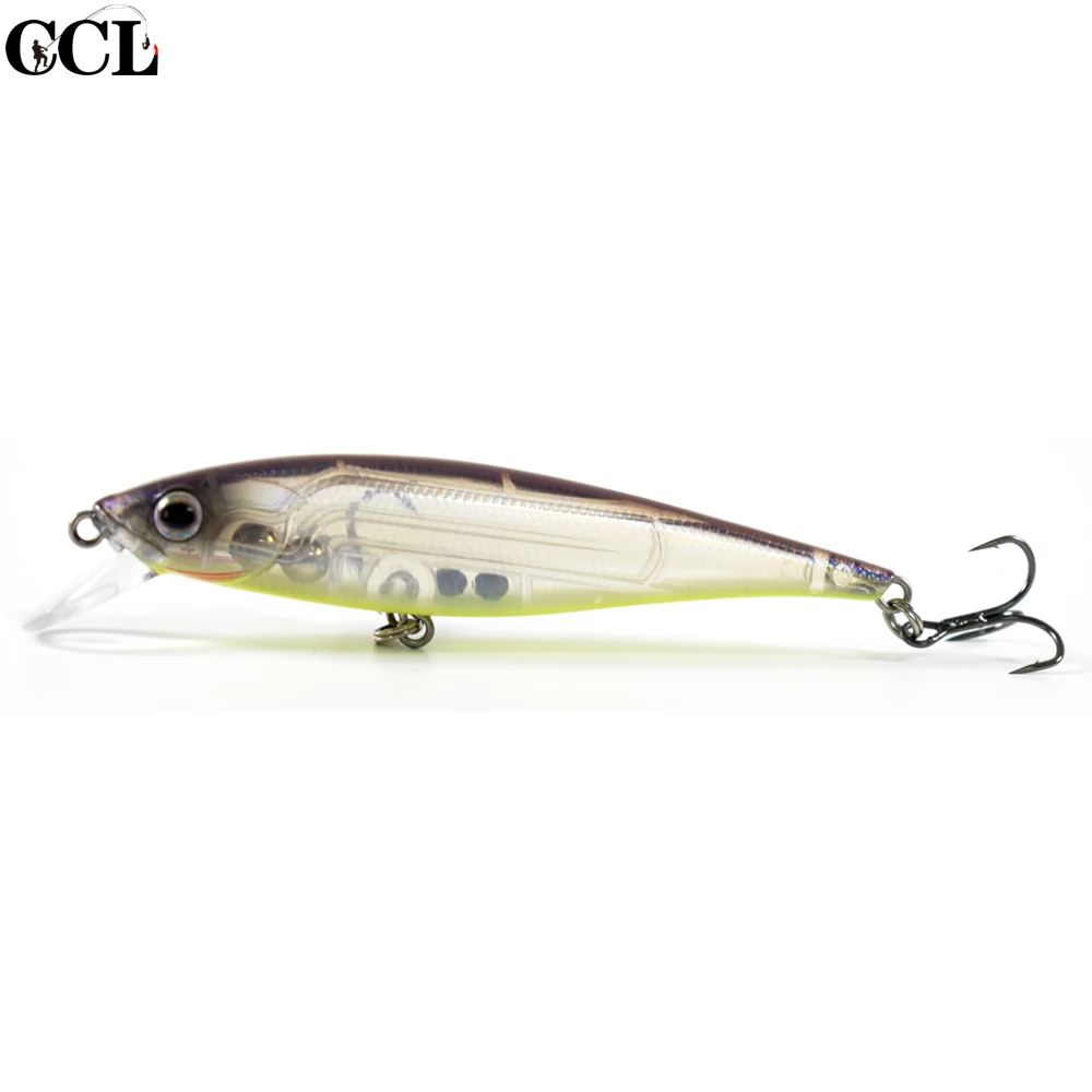 CCLTBA señuelo de pesca flotante Minnow Jerkbait, Wobbler Bass Perch Panfish, cebos duros de pesca al por menor - imagen 4