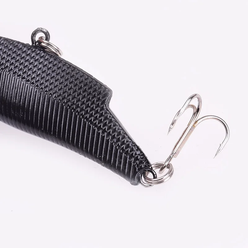 Señuelo duro para Pesca en hielo, cebo de plástico Artificial con anzuelo triple, 5,5 cm, 9,5g, 1 unidad - imagen 4