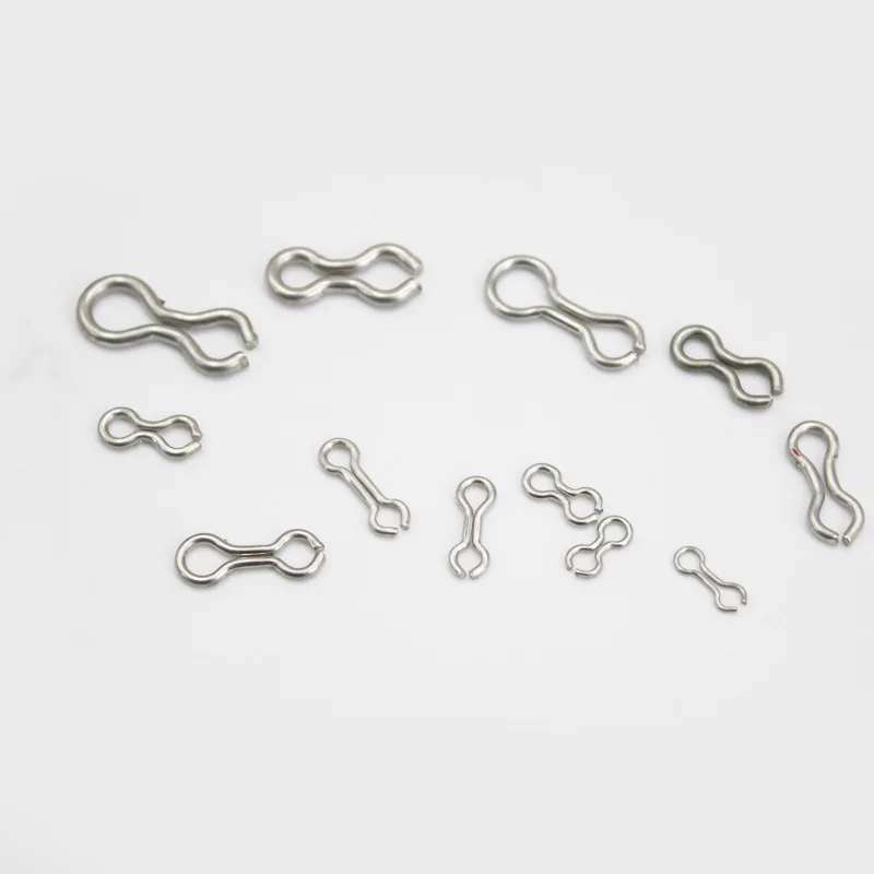 1000 Uds. Anillos de acero inoxidable para carpa, hebilla giratoria, señuelo líder, conector de ojos, equipo de Pesca, accesorios para aparejos de Pesca - imagen 4