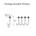 5pcs 5g jig head