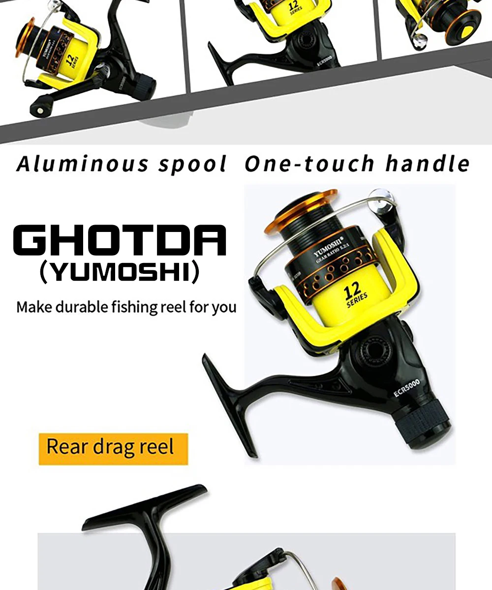 Experimente el mejor carrete de pesca con el GHTDA (YuMoshi): una opción duradera y versátil para cualquier pescador