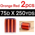 2pcs Orange red