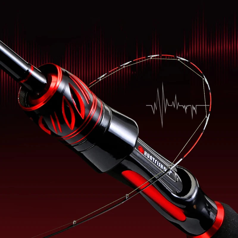 CEMREO-caña de pescar de aleación de titanio, caña de pescar en balsa corta de 1m-1,5 m, suave y dura, doble punta, para pesca en hielo, bote, pulpo, YINGLONG - imagen 4