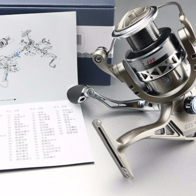 Rueda giratoria de Metal 5,2: 1, rueda de pesca intercambiable para mano izquierda y derecha, vaso de alambre, 8 rodamientos, carrete de pesca de Metal - imagen 5