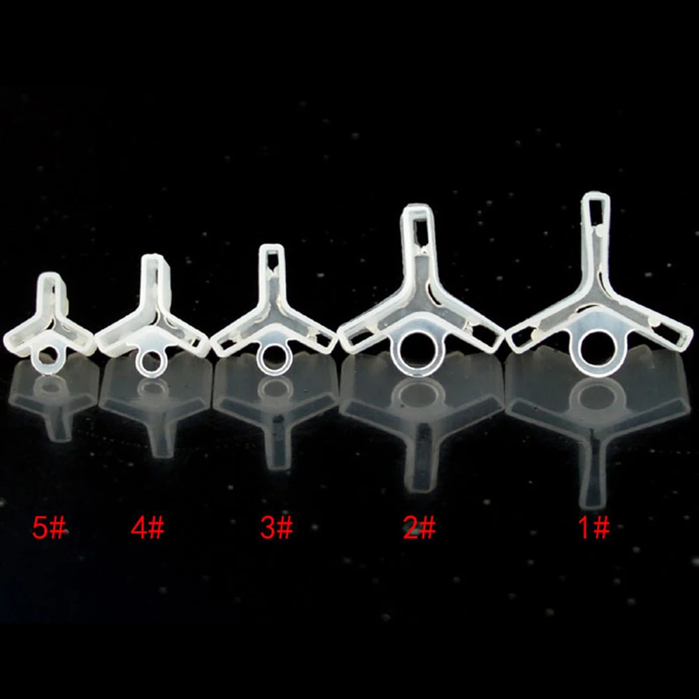 50PCS Triple Hooks Accessories Slots Sleeves Tool Treble Hook Durable Protector Caps Fishing Hollow Out Hook Cover Safety Case - imagen 2