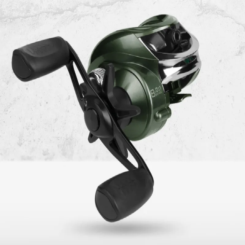 Carrete De larga distancia para Baitcasting, Micro rueda antiexplosión, freno De 10kg, carretes De Pesca De Metal - imagen 3