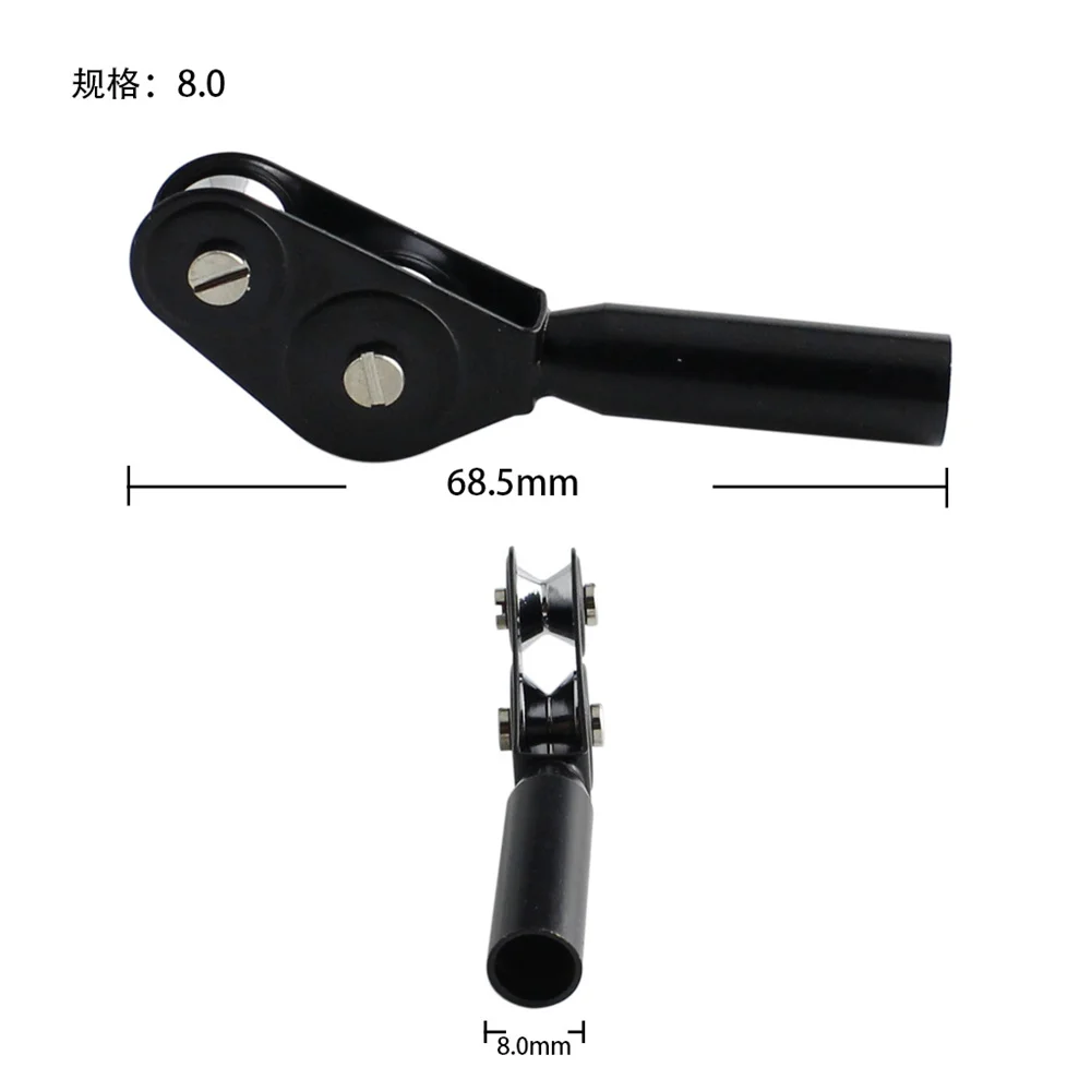 Caña de pescar de acero inoxidable, rodamiento superior, punta de rodillo de guía, 3,5mm-8,0mm - imagen 4