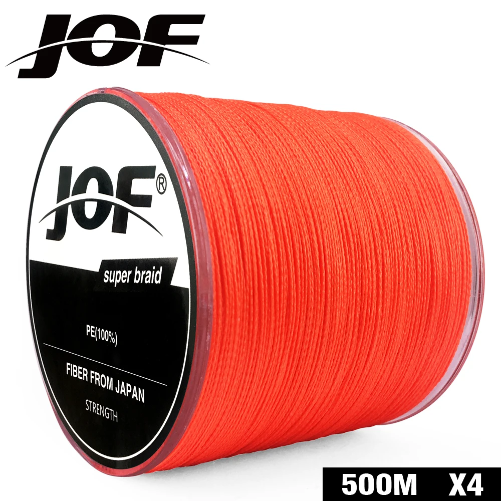 Sedal trenzado de 4 hebras para pesca en agua salada, 2019 JOF, 100M, 150M, 300M, 500M, 1000M, PE, superpotencia extrema - imagen 5
