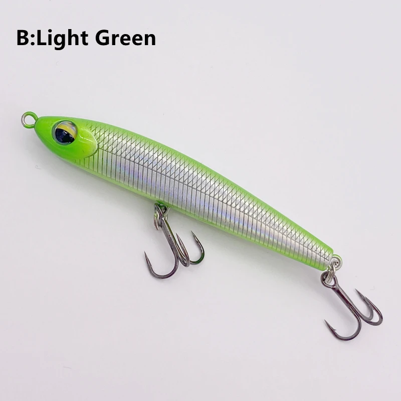 Mini señuelo de lápiz de hundimiento lento de Japón, cebo de tiro largo para buceo, trucha, perca, aparejos, Wobblers, sábalo largo, pececillo, 9g - imagen 4