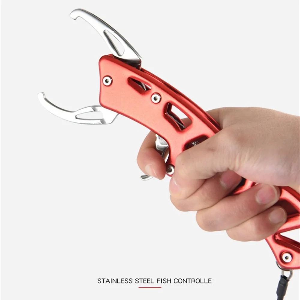 Pinza De Pesca portátil De acero inoxidable, mango De agarre De labio De pescado, agarre De labio De Pesca De carpa, herramientas De aparejos De Pesca - imagen 3
