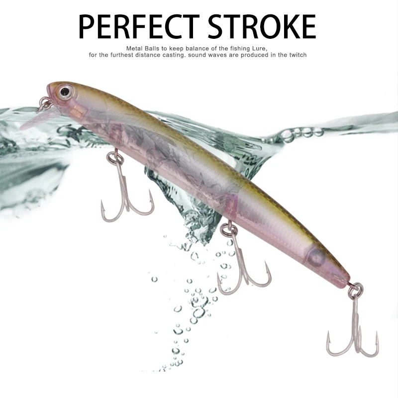 Wondershot-señuelo de pesca modelo Wobbler, anzuelos Mustad para pesca, cebo Artificial, pececillos, Jerkbaits, anzuelos de superficie, A15, 116mm, 13g