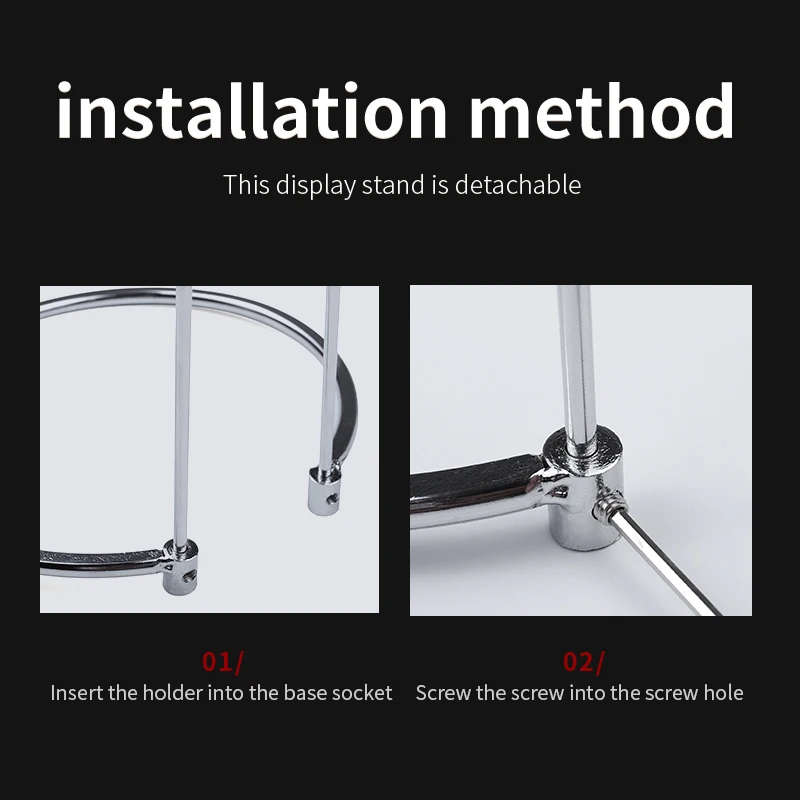 Soporte de exhibición de carrete de pesca, accesorios de almacenamiento de soporte de acero inoxidable, accesorios duraderos - imagen 3