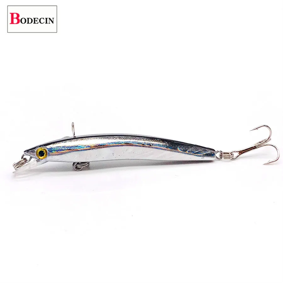 Jerkbait Minnow 1 Uds Wobbler carpa cebo Artificial duro para señuelo de pesca/aparejos/accesorios Crankbait Trolling lubina agua salada mar - imagen 4
