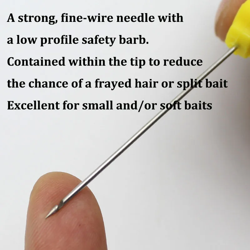 3X herramienta de cebo de pesca aguja de cebo para aparejos de pesca de carpa accesorios de pesca - imagen 2