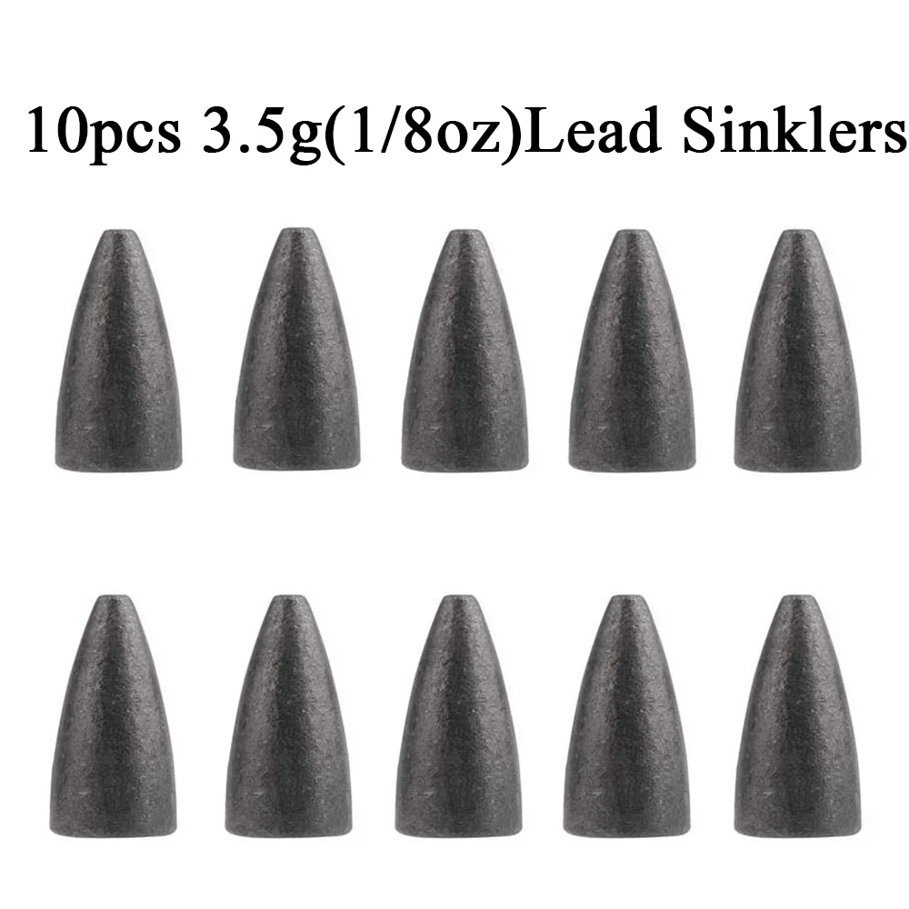 10pcs 3.5g sinkers