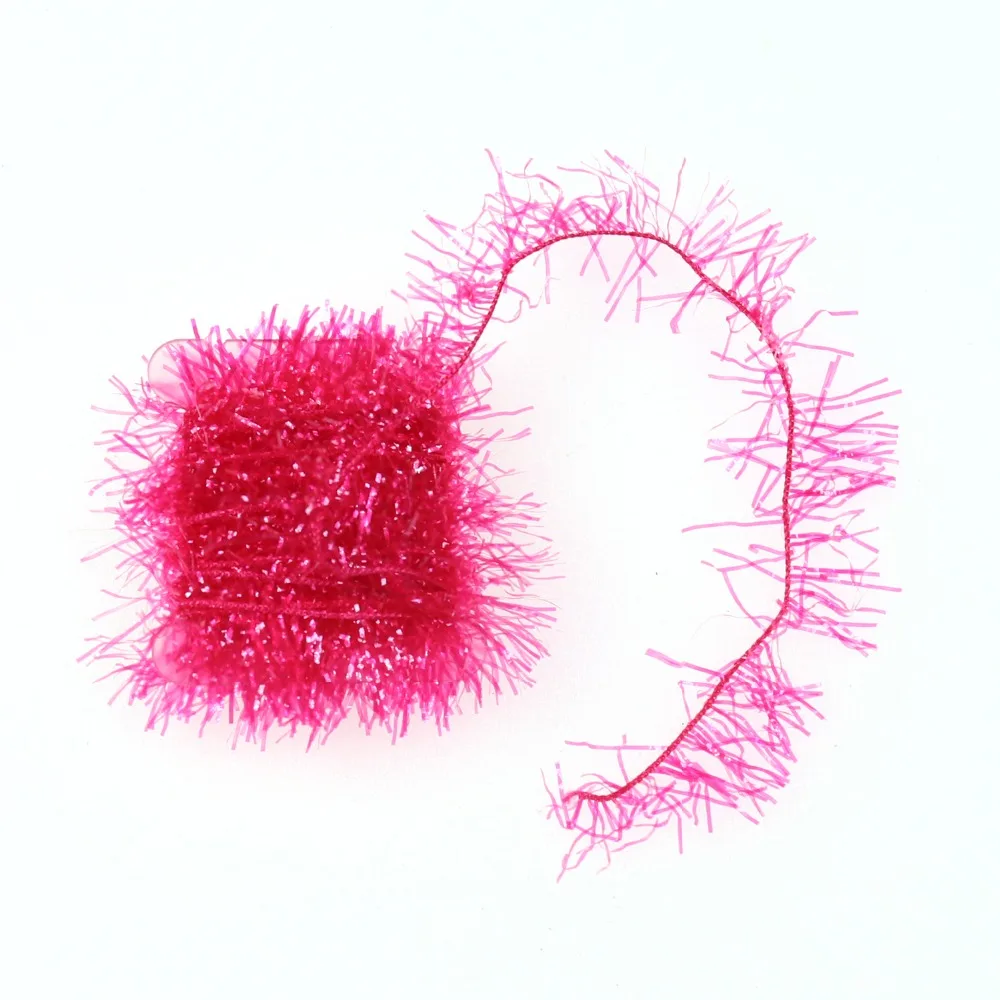 Bimoo-oropel Flash de cristal para atado de moscas, serpentina, huevo, Mosca, salmón, trucha, señuelos de salmón, paquete de 2m, 10mm de ancho - imagen 4