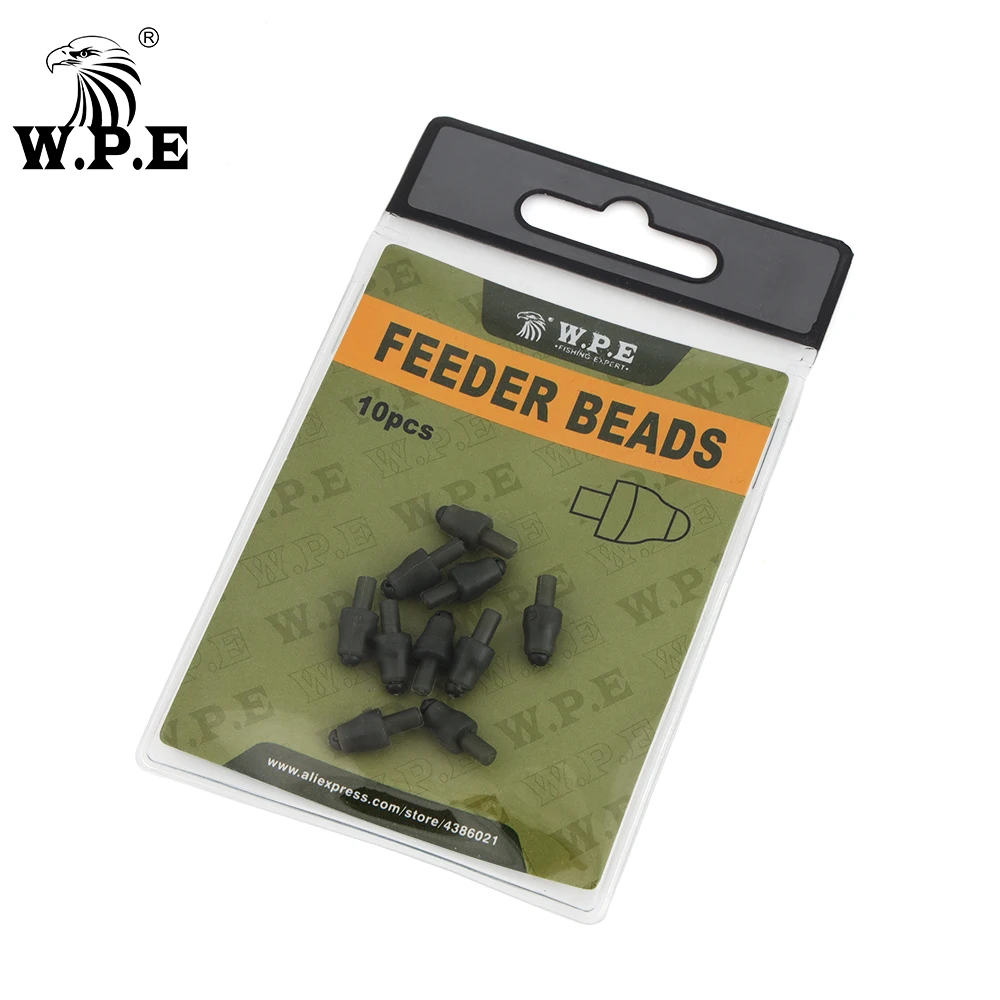 W.P.E-accesorios de Pesca de carpa, alimentador de cuentas, método conector en línea, cambio rápido, aparejos de Pesca, 10 Uds. - imagen 5