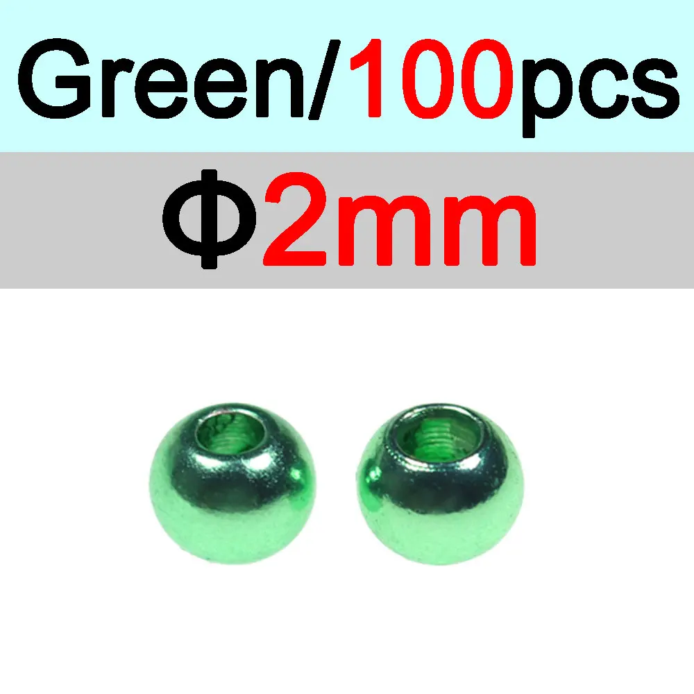 2mm Green 100pc