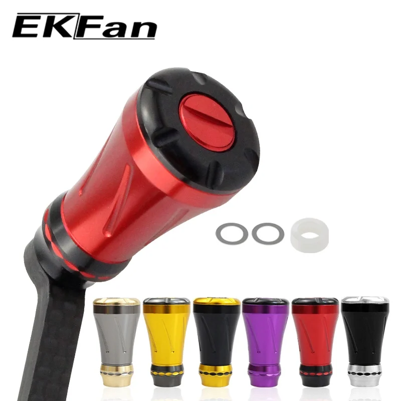 EKFAN 1 Uds. Adecuado para DAI & SHI de perillas de Metal carrete de pesca de mar modificado rueda giratoria rueda de tambor DIY