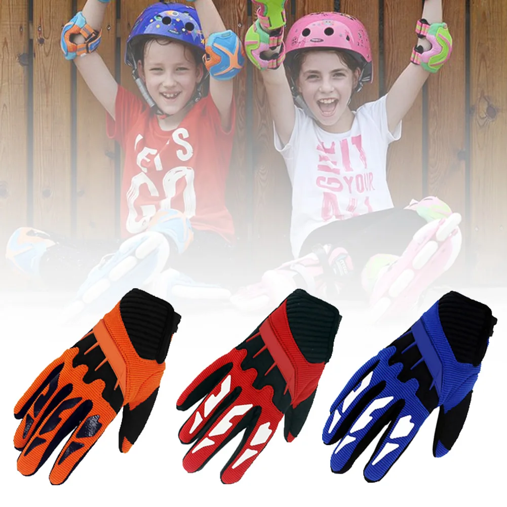 Guantes ciclismo niño impermeables – Dedo completo antideslizante multideporte - imagen 2