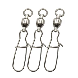 Conector giratorio con rodamiento de acero para pesca