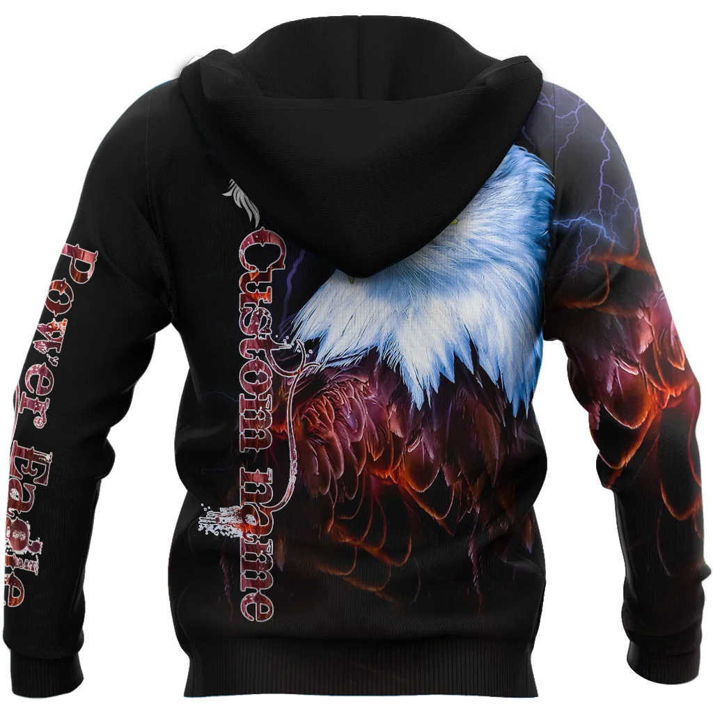 Sudadera 3D personalizable KJ520 – Diseño águila para pesca - imagen 4