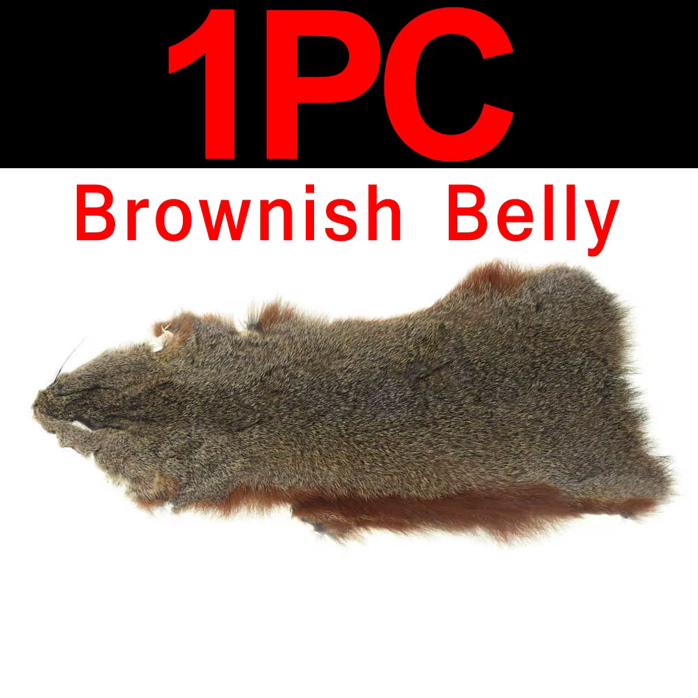 Bimoo Piel de Ardilla – Material natural para atar moscas - imagen 5