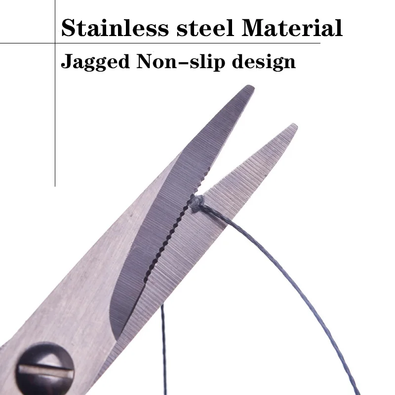 Juego de alicates de Pesca, tijeras, cortador de línea, Herramienta de gancho para caja de Pesca, accesorios de Pesca, tijeras de Pesca portátiles - imagen 4