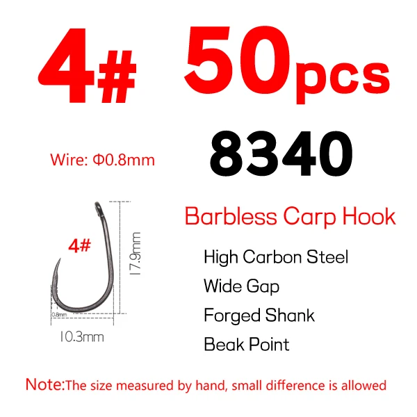 50pcs size 4 8340