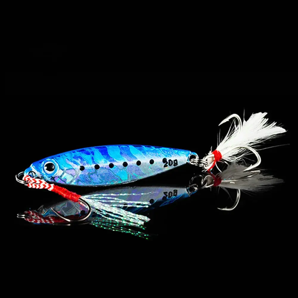 DoU de señuelo de pesca 10 20 30g Jig luz silicona cebo Wobbler anzuelo de cucharilla SPINNER invierno mar de hielo Minnow abordar calamar Peche pulpo - imagen 3