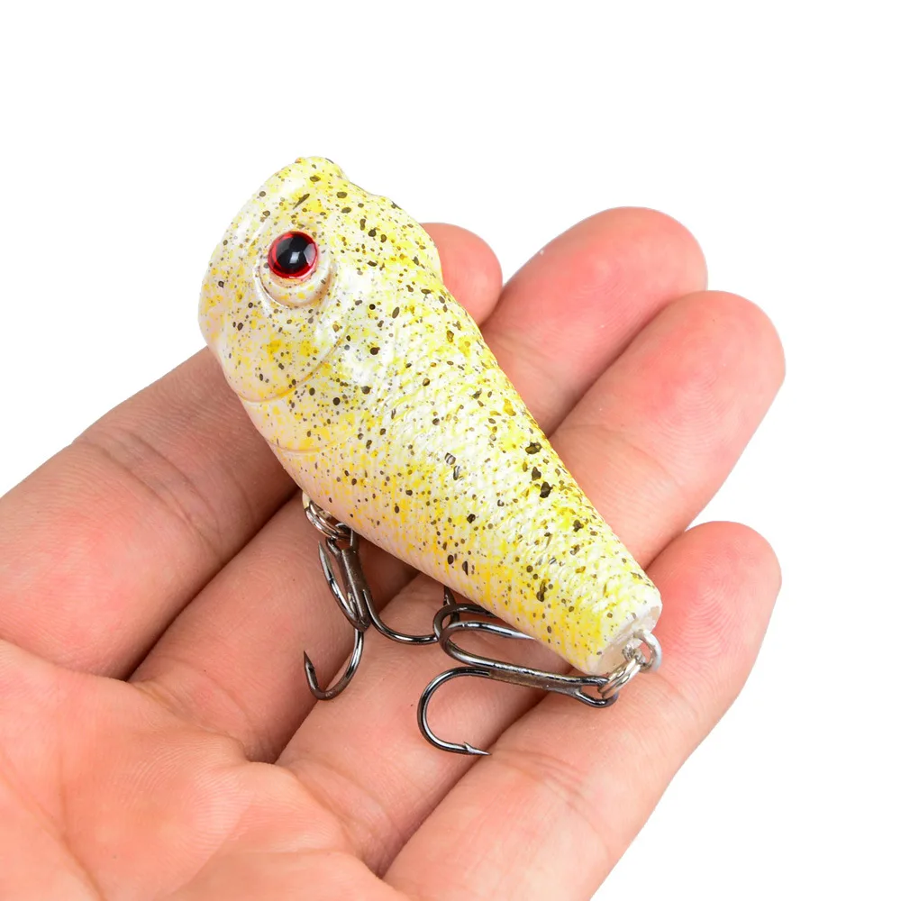 Señuelos de Pesca de carpa, cebo artificial de 5cm/8g, 5 colores disponibles, Wobblers, aparejos de pesca de alta calidad, 1 unidad - imagen 3