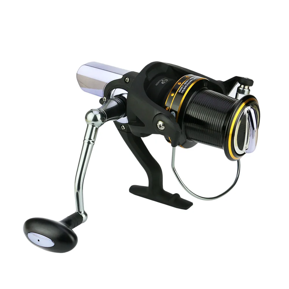 Carrete de pesca giratorio, estructura de mango largo, serie 14BB, 8000, 9000, 10000, 11000, guía de carpa, carrete de aluminio - imagen 5