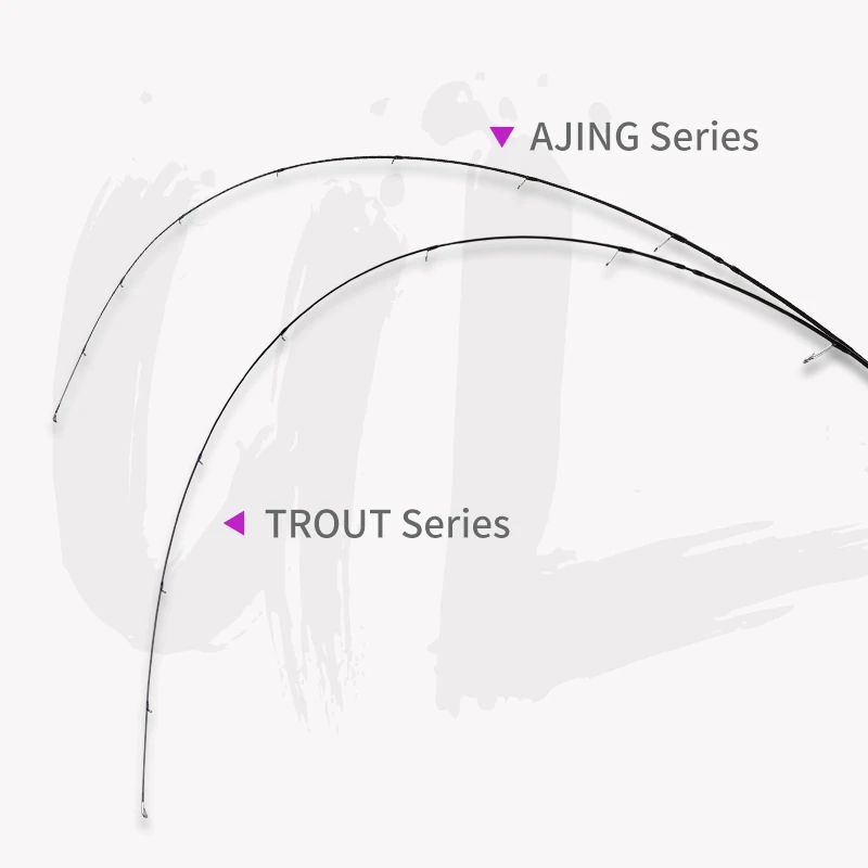 TSURINOYA nuevo ultraligero AJING Rod sólo ELF peso 65g UL L 1,83 m 2,26 m 2,49 m 2 segundos caña de pescar giratoria con señuelo ROCKFISH - imagen 4