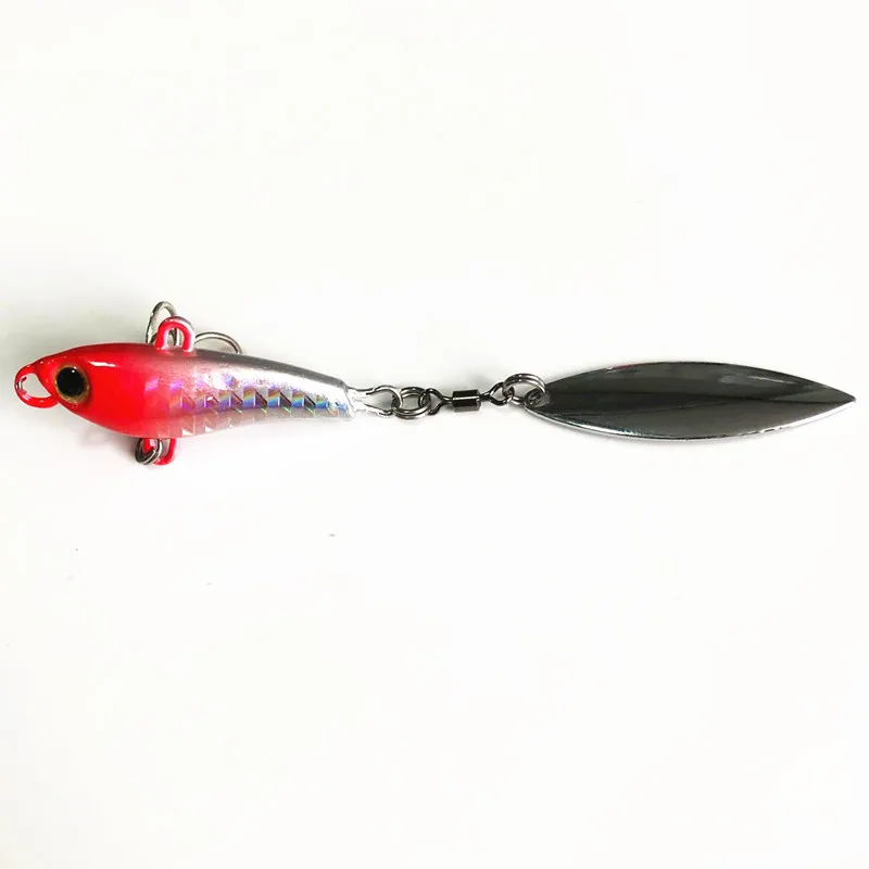 Pesca de Metal VIB señuelo cuchara de fundición larga vibración Spinner cebo señuelos artificiales 10g/15g/22g/35g lote 5 piezas venta - imagen 4