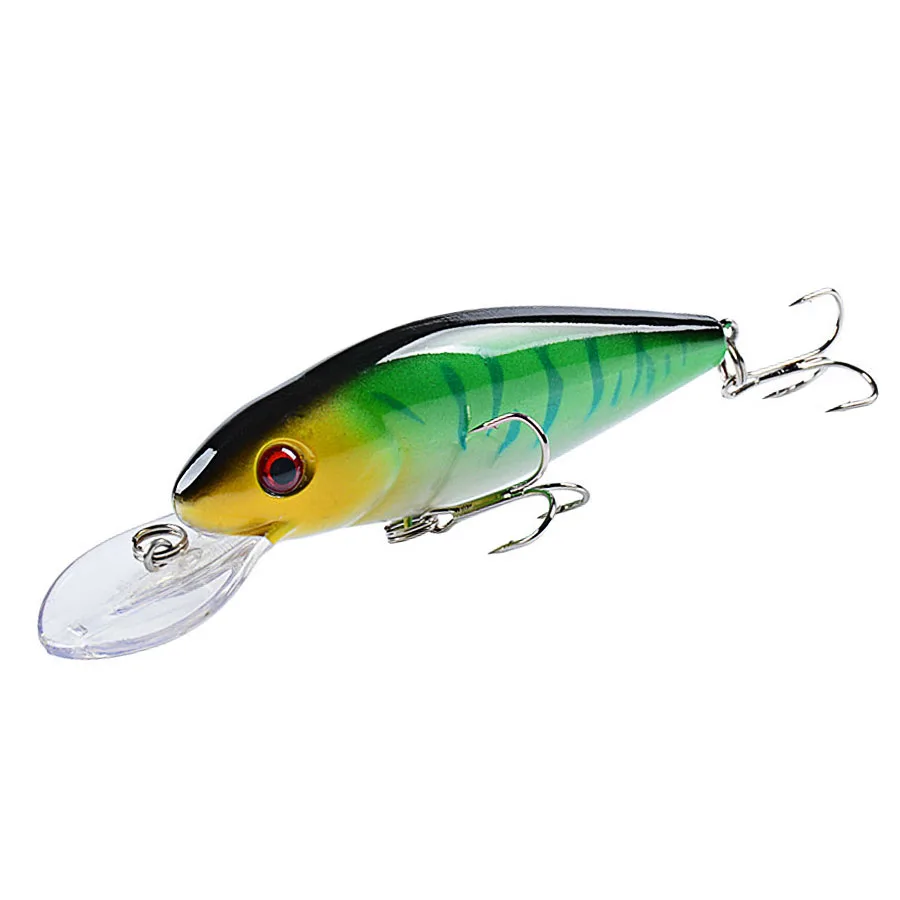 Jerkbait Minnow Crankbait Tackle, señuelo de Pesca duro, anzuelos de Pesca artificiales, Swimbait Wobbler para Lucio curricán, señuelos de mar - imagen 3