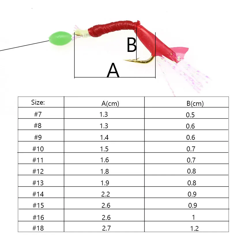 Sabiki anzuelos de pesca, aparejos de pesca de noche oscura, 3 bolsas, 10 ganchos por bolsa - imagen 3