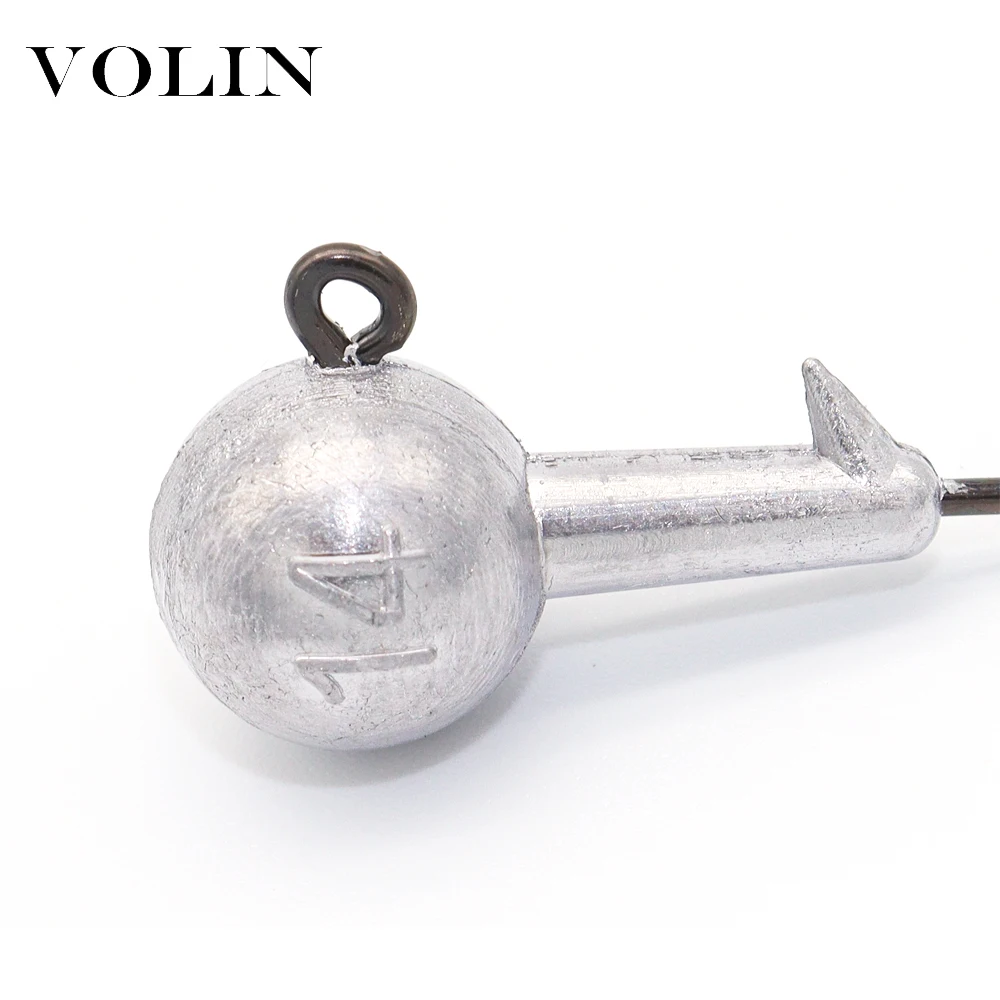 VOLIN-anzuelos de pesca de 5 piezas, 5g/7g/10g/14g, cebo suave, aparejos de pesca - imagen 3