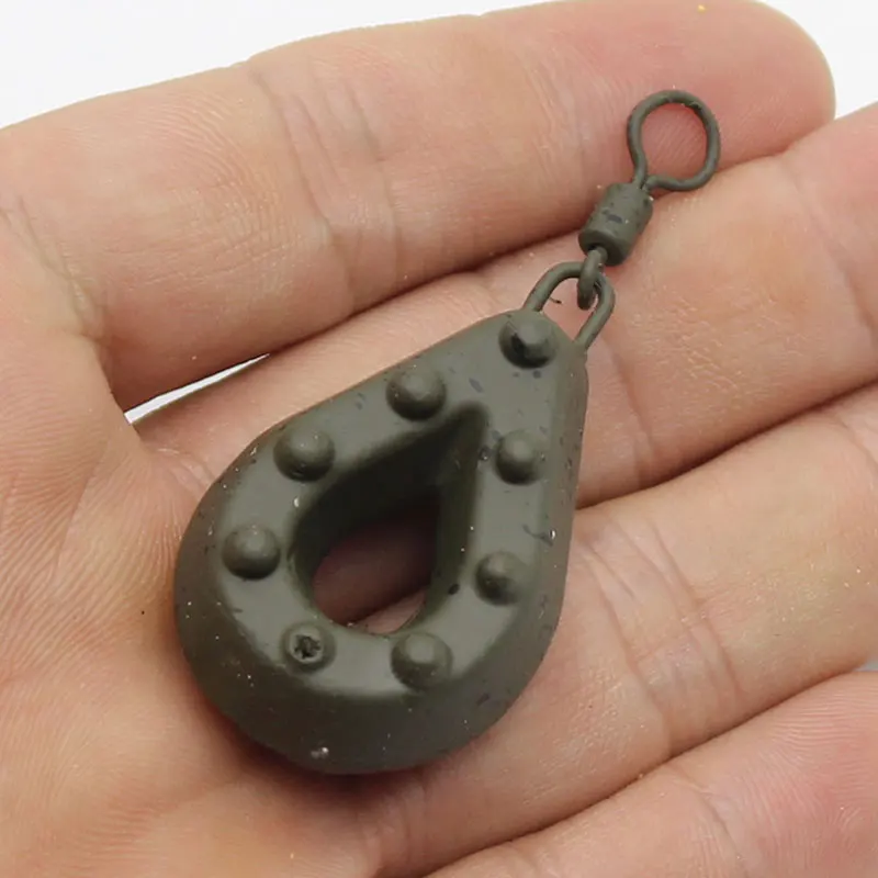 Peso de plomo para carpa, 1 unidad de pesca de carpa, gran pinza giratoria, todos los tamaños - imagen 4