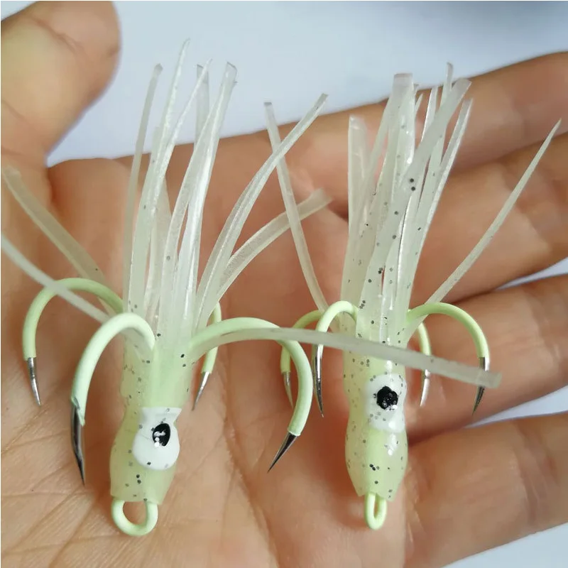 Bimoo-anzuelos de pesca súper fuertes, anzuelos de mar brillantes, anzuelos de agua salada, lote de 20 unidades - imagen 3