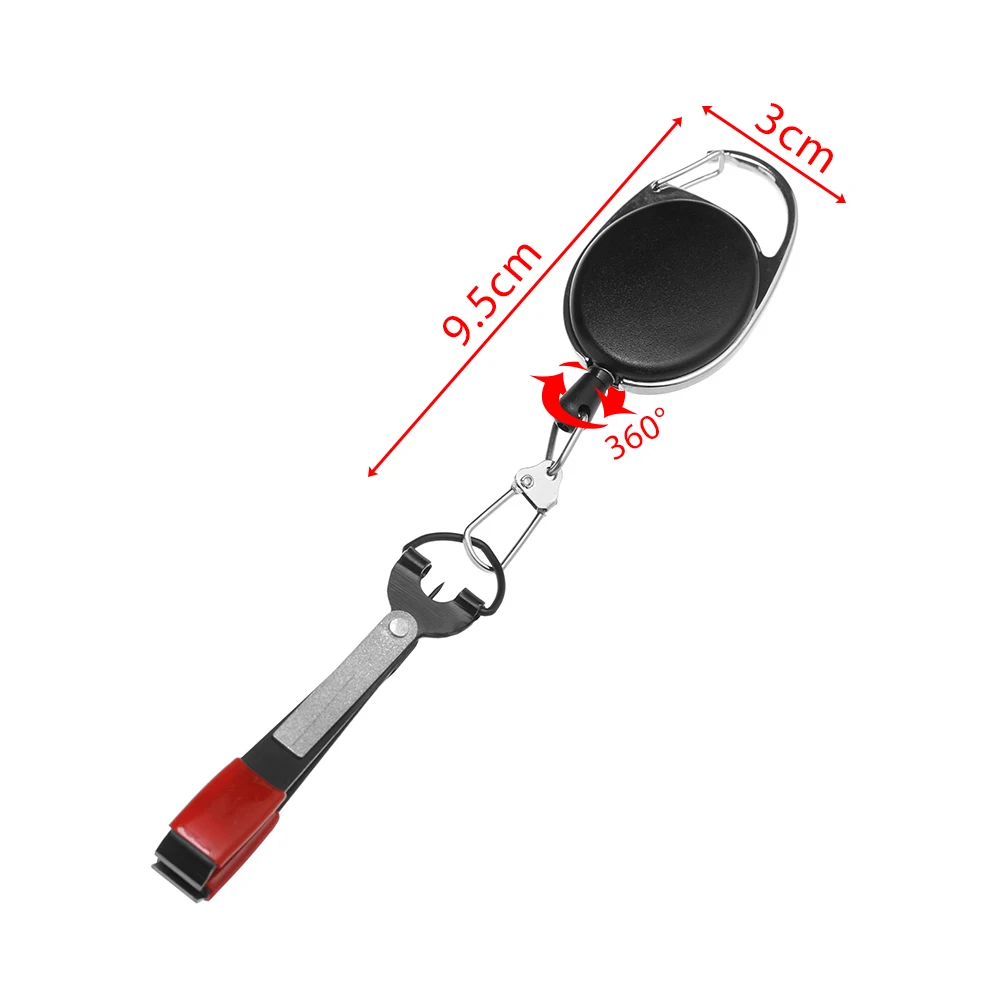 Herramienta de pesca con nudo rápido, cortador de línea de anudado rápido, pinza, afilador de anzuelos, herramienta de atado de moscas, equipo de aparejos de pesca - imagen 5