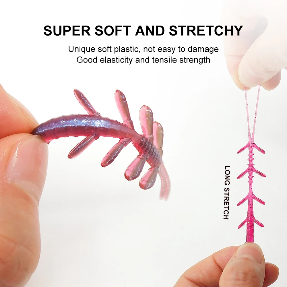 KESFISHING-peine de tijera para gatear, silicona Artificial, gusano de alta calidad, cebo suave, camarones, cangrejo, el mejor señuelo de pesca - imagen 3
