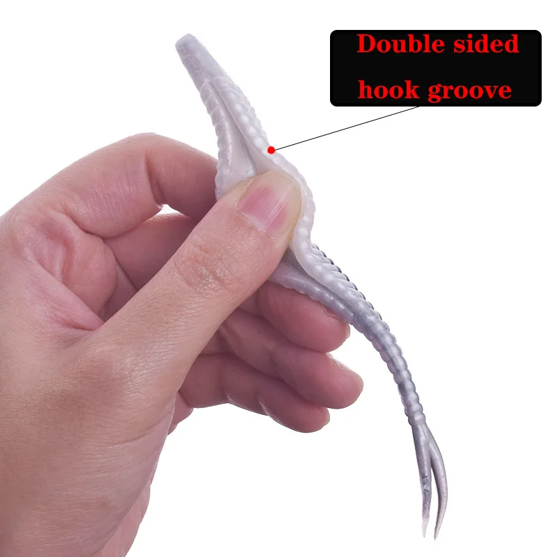 5 unids/lote Señuelos de pesca flotantes de agua 12cm 7g cola de horquilla cebo suave Swimbaits Jig Head señuelo suave cebo de pesca con mosca señuelo Artificial - imagen 3