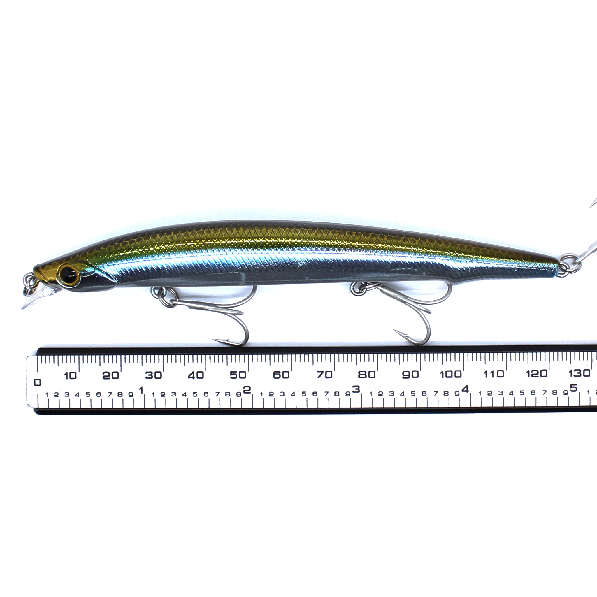 AOCLU-señuelo de pesca Jerkbait, Wobbler flotante lento, 125mm, 12,8g, para buceo, 0,8 m - imagen 5