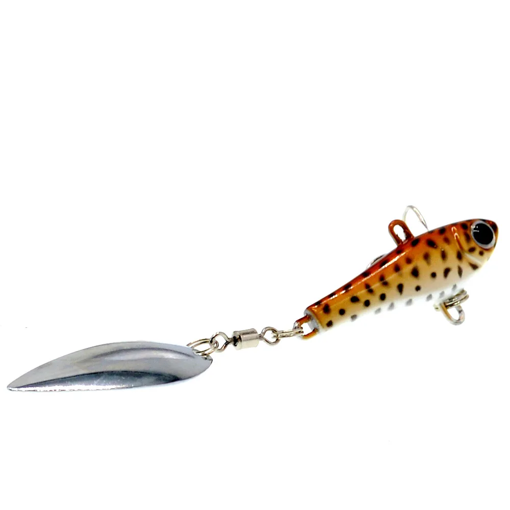 Señuelo de pesca Jig Head Fish 20g VIB cucharas de rotación pesca en el océano Spinner de agua dulce señuelos de Metal artificiales cebo 1 pieza venta - imagen 5