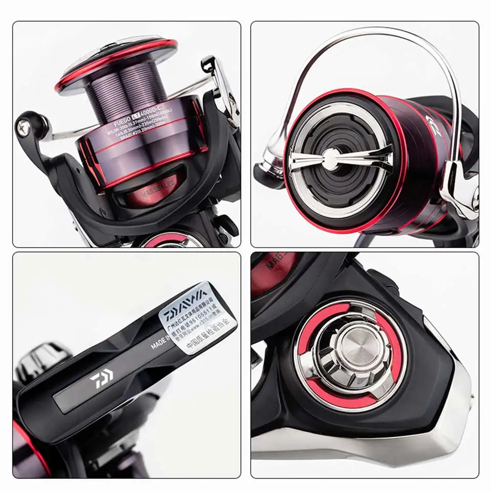 DAIWA-carrete giratorio de pesca, Original, FUEGO CS LT 2021-1000, 6000: 5,3, 2:1, Rotor de aire MAGSEALED, agua salada, 1/6 - imagen 4