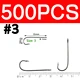 500pcs size 3