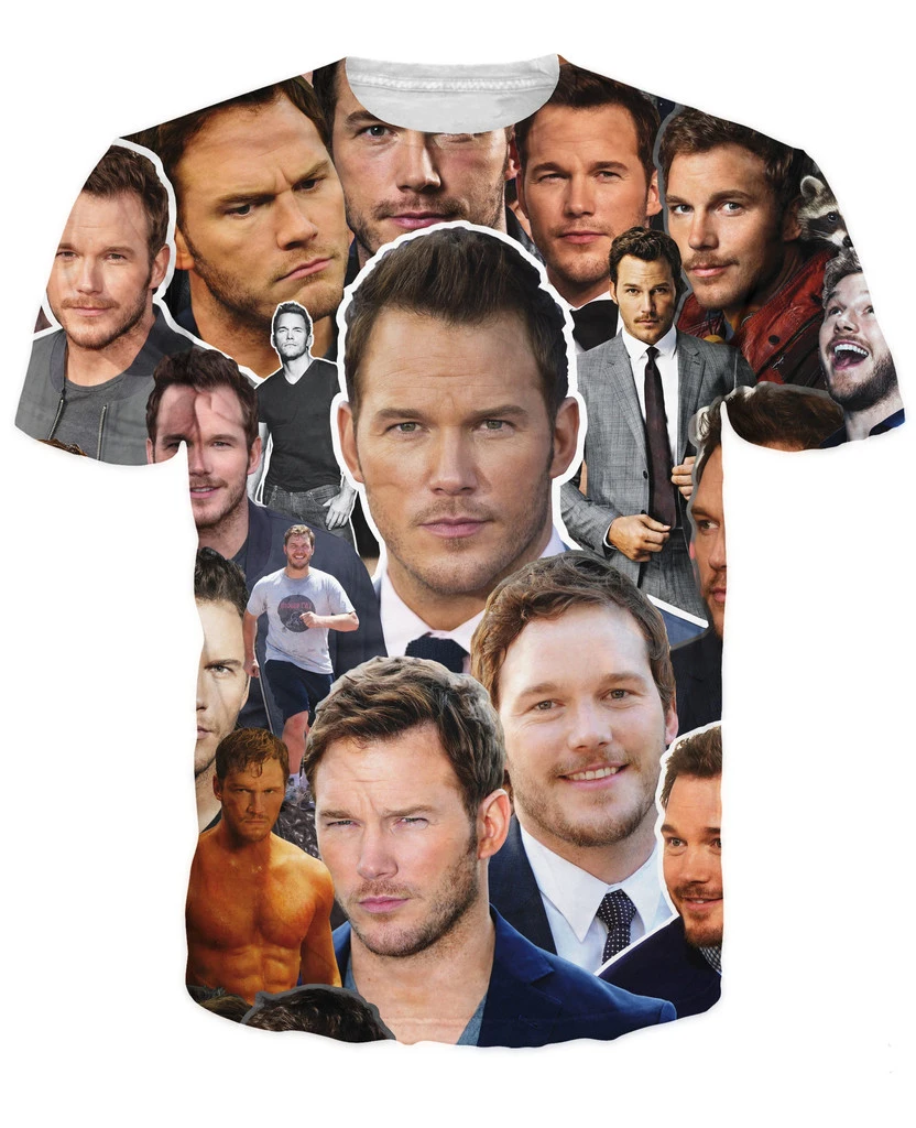 Chris Pratt Collage T-Shirt