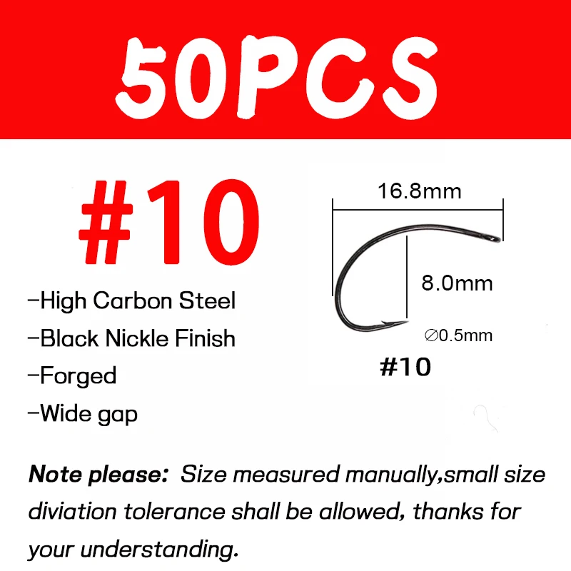 50PCS size 10