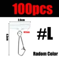 100pcs Size L