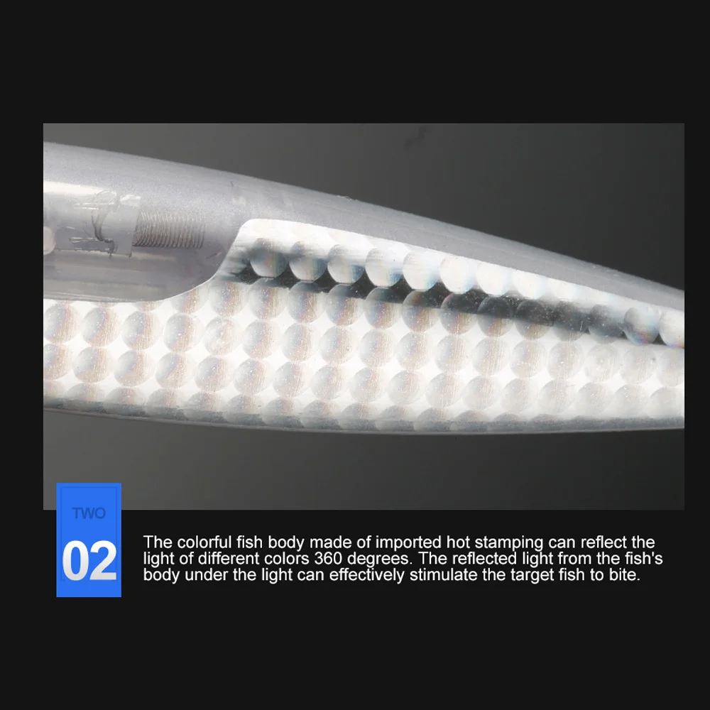 JOHNCOO pececillo flotante 130mm 18,5g cebo duro de fundición larga hoja de Flash Wobbler señuelo de pesca señuelo de lubina - imagen 5